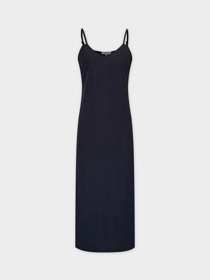 Corduroy Slip Dress-Black-1