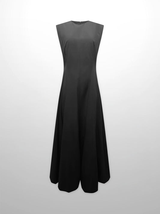 Taffeta Bubble Jumper-Black-0