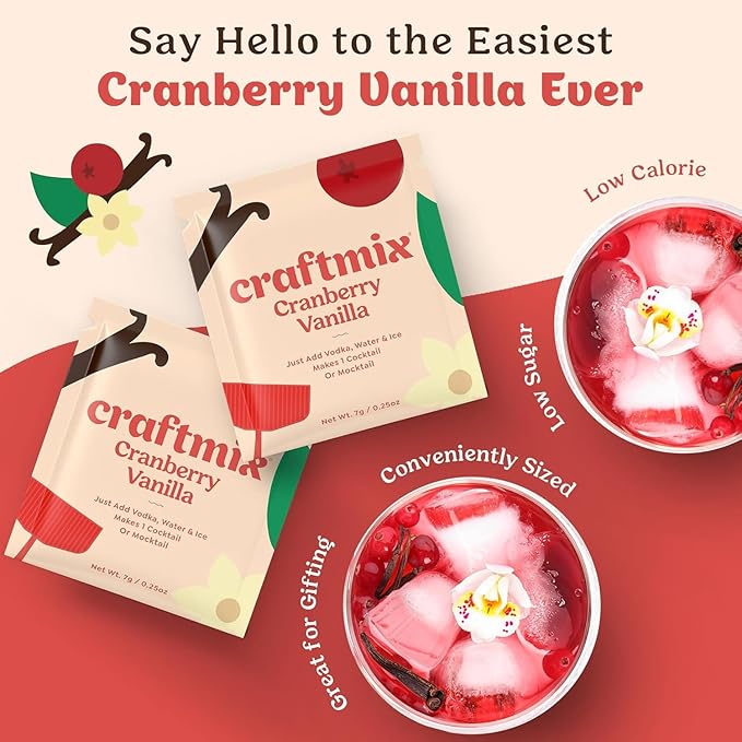 Craftmix Cranberry Vanilla 12 Pack - 3rd Party-2