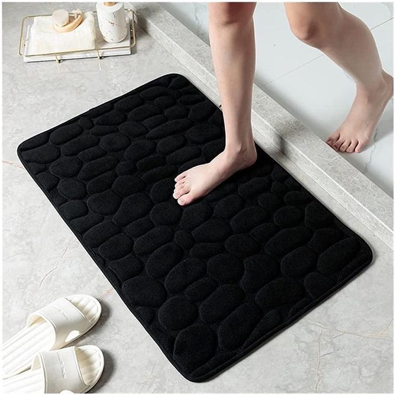 50x80cm 3D Super Absorbent Non-Slip Bath Mat with Memory Foam for Bathroom Use-3