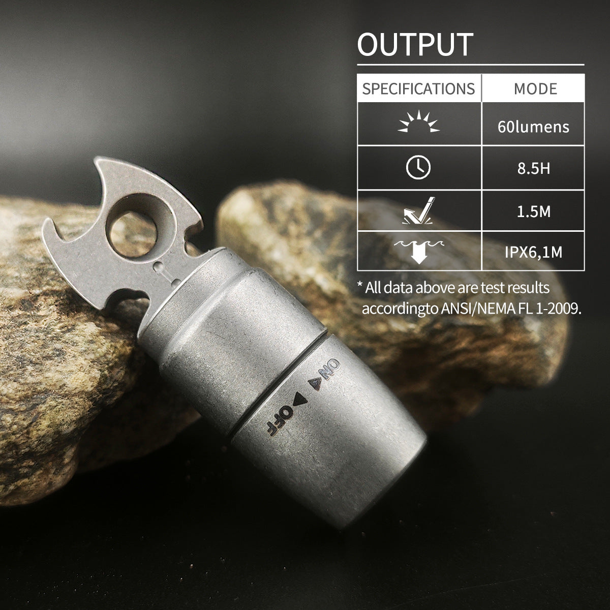 Keychain Flashlight EDC Pocket Flashlight with Bottle Opener-1