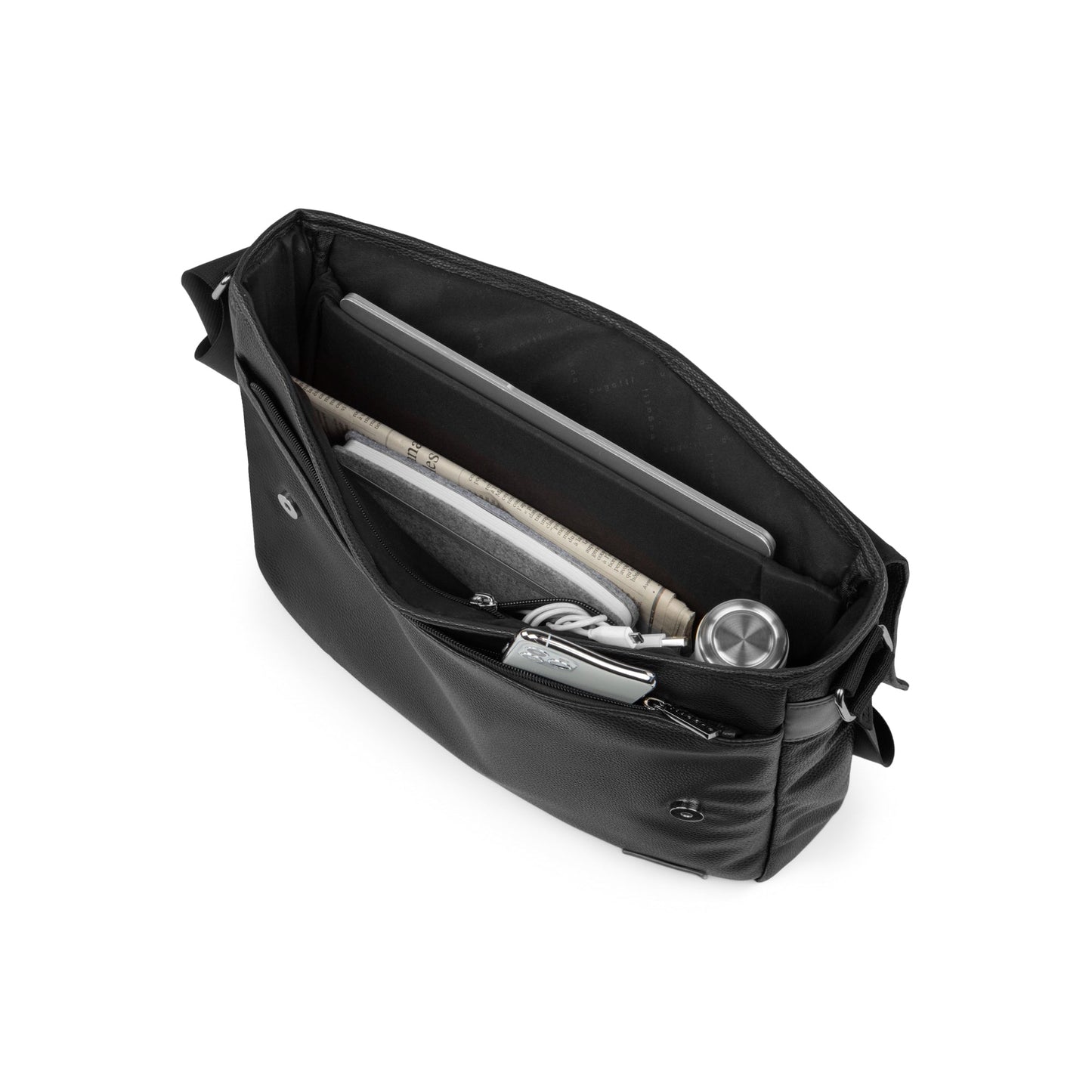 Contrast Messenger Bag-3