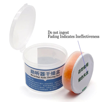 Hearing Aid Dryer, Artificial Cochlear Drying Agent Dehumidification Moisture-proof Drying Cake-0