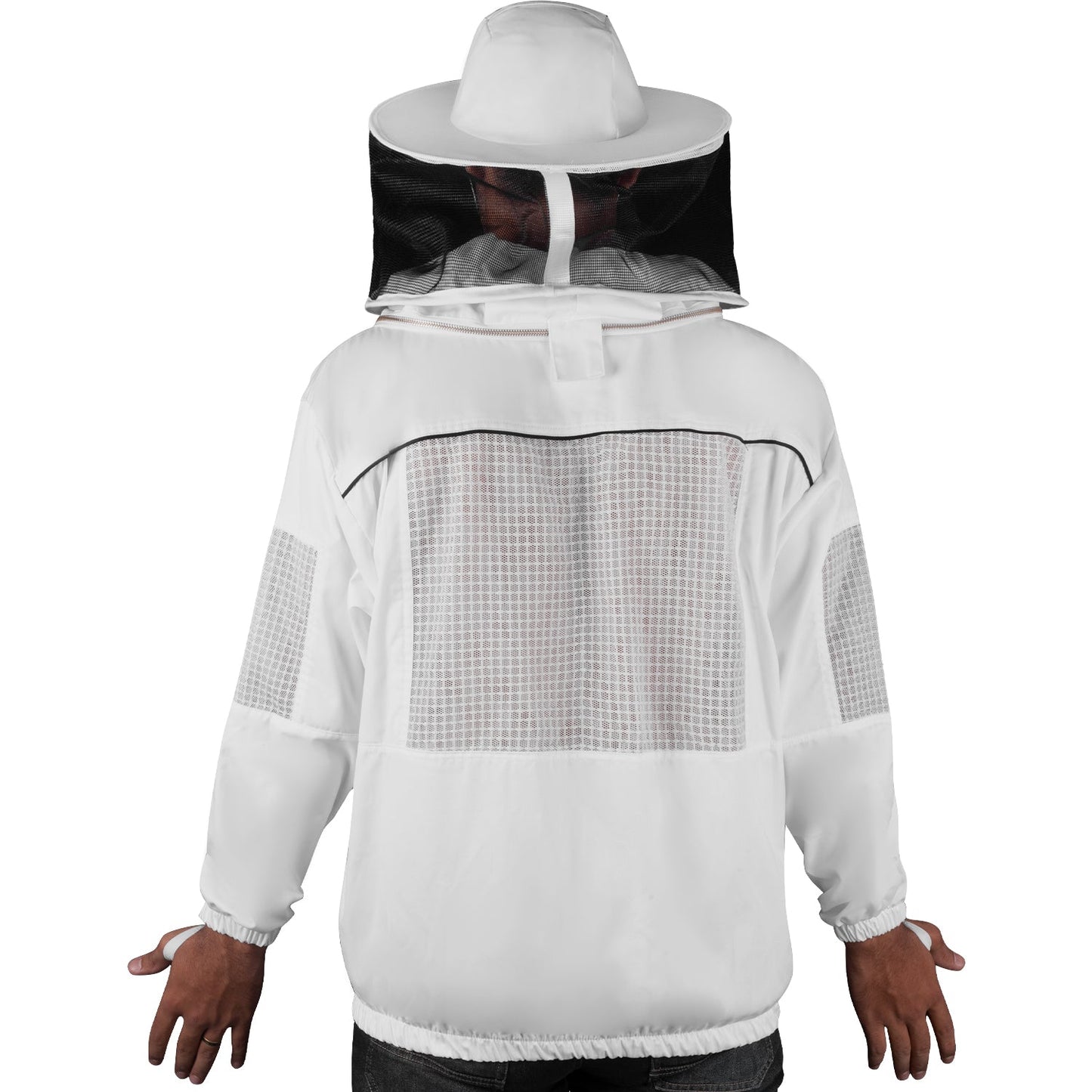 Beekeeping Bee Cotton Semi Ventilated Round head Jacket  Protective Gear-3