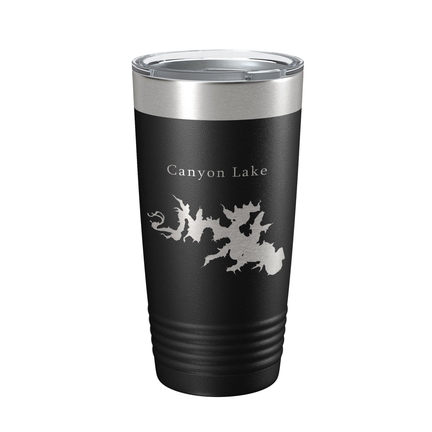 Canyon Lake Map Tumbler Travel Mug Insulated Laser Engraved Coffee Cup Texas 20 oz-5