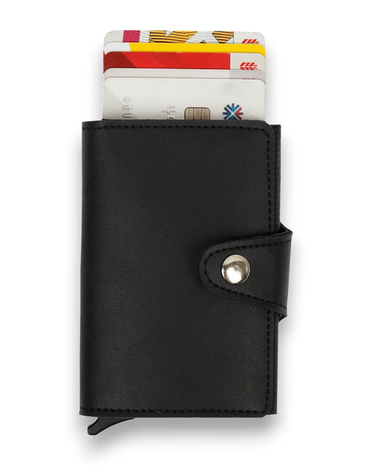 Konk - Synthetic Leather RFID Protection Pop-op Cardholder-0