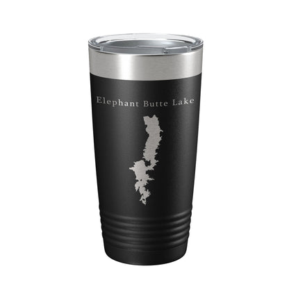 Elephant Butte Lake Map Tumbler Travel Mug Insulated Laser Engraved Coffee Cup New Mexico 20 oz-5