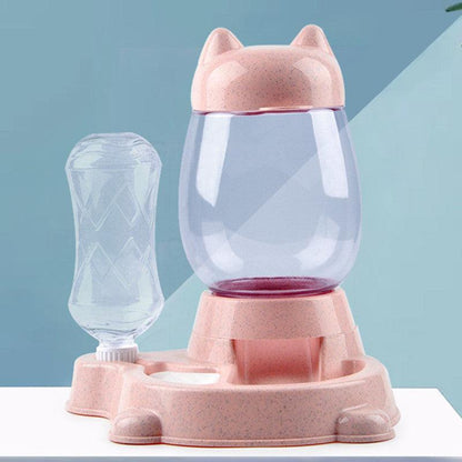 Pet Oasis: Automatic Feeder And Water Dispenser-0