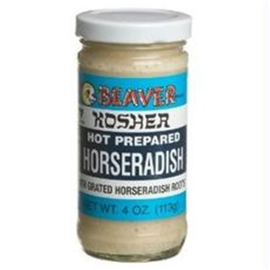 Beaver Kosher White Horseradish (12x4Oz)-0