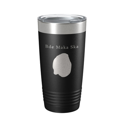 Bde Maka Ska Tumbler Lake Map Travel Mug Insulated Laser Engraved Coffee Cup Minnesota 20 oz-5