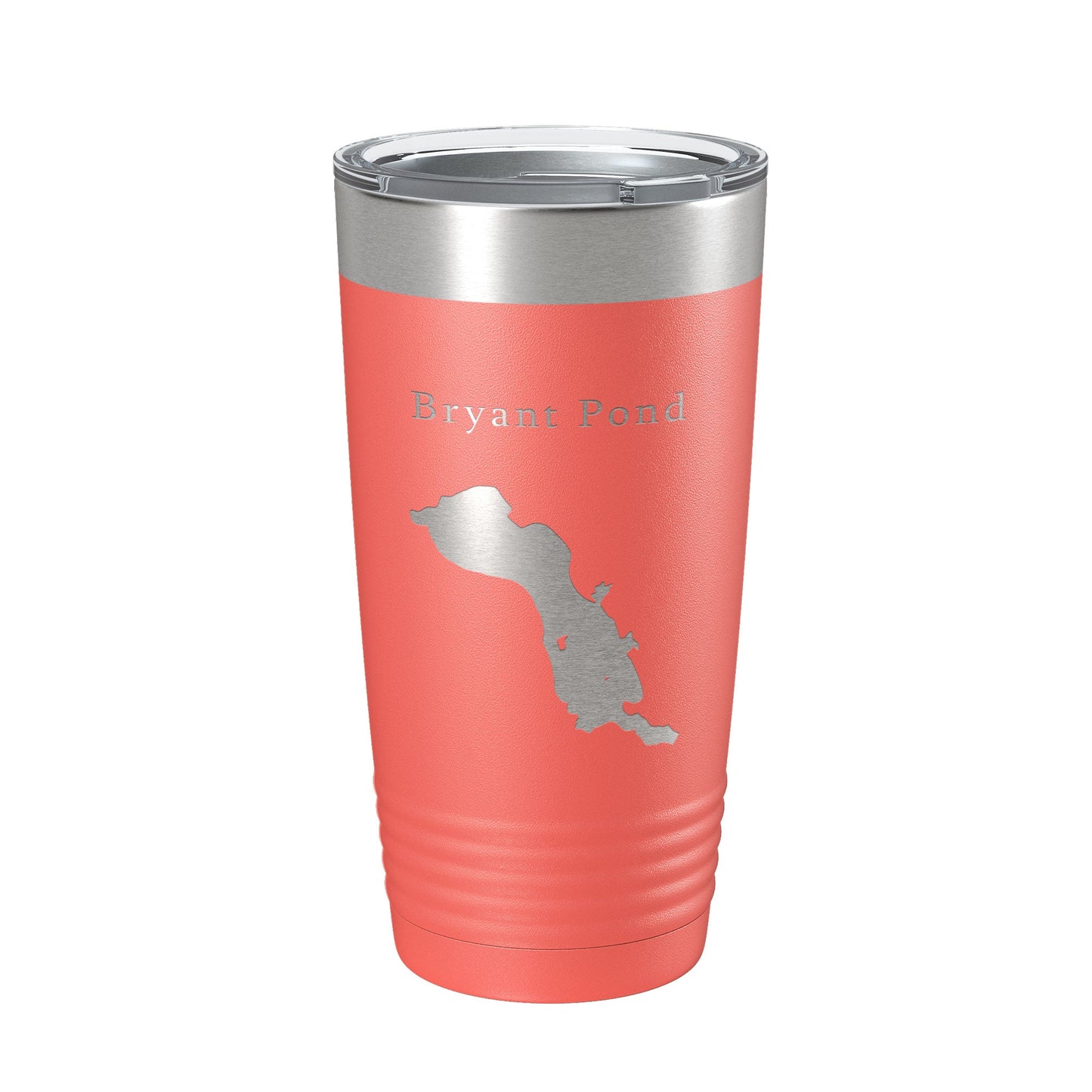 Bryant Pond Lake Christopher Map Tumbler Travel Mug Insulated Laser Engraved Coffee Cup Maine 20 oz-20