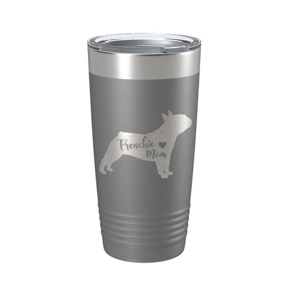 Frenchie Mom Tumbler Dog Travel Mug French Bulldog Gift Insulated Laser Engraved Coffee Cup 20 oz-16