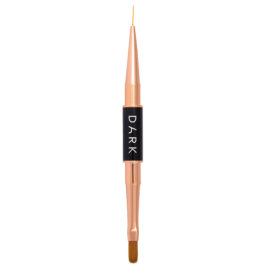 DARK Double-Sided Black Matte Brush (Liner 10 mm + Gel 12 mm)-0