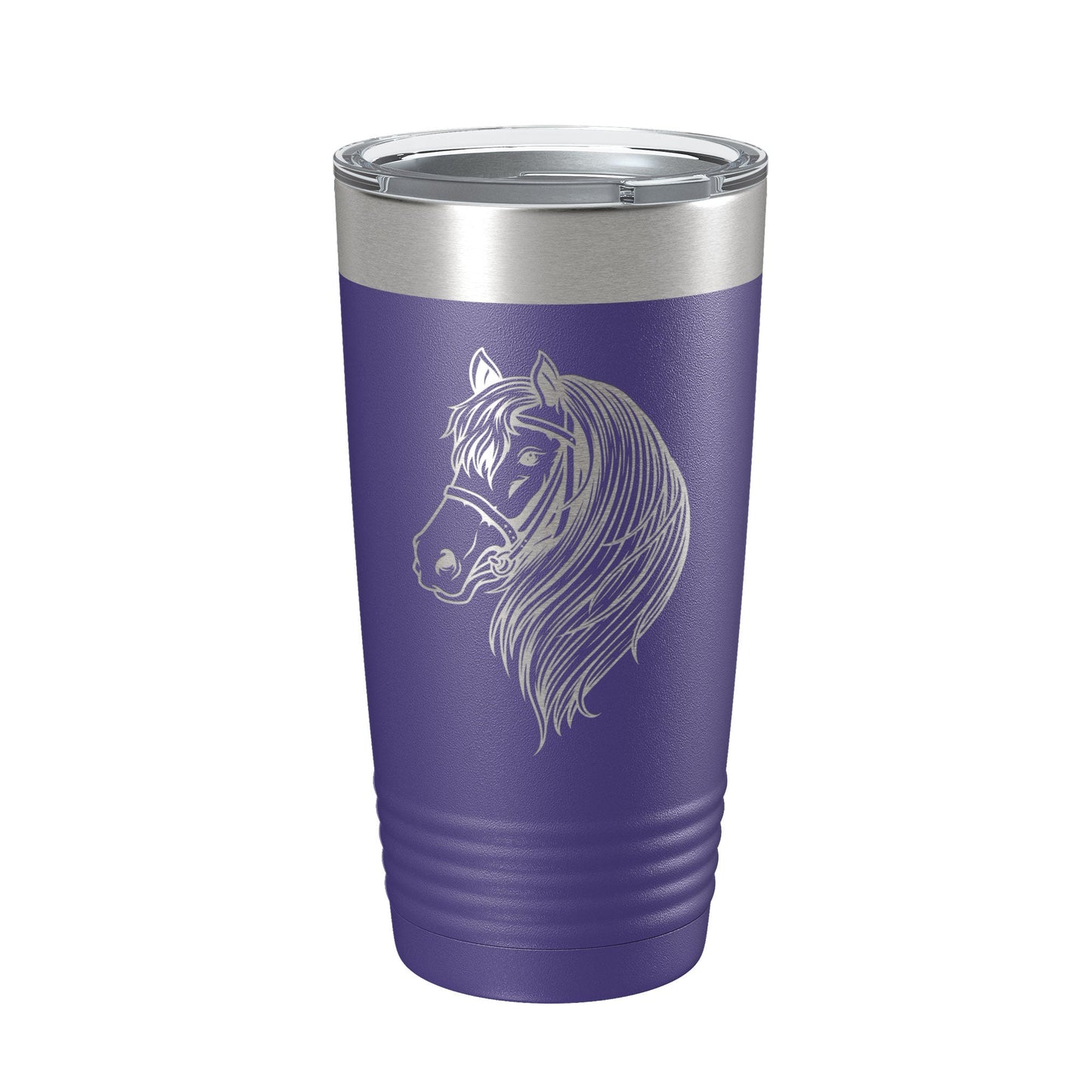 Horse Face Tumbler Horseback Rider Travel Mug Equestrian Gift Insulated Laser Engraved Coffee Cup Horse Lover Farmer 20 oz-15