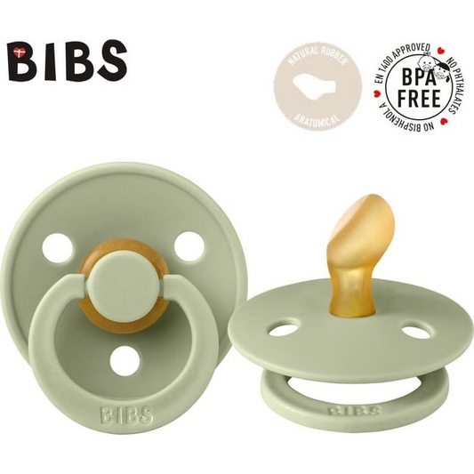 BIBS COLOUR ANATOMICAL SAGE S Smoczek ortodontyczny kauczuk Hevea (111250)-0