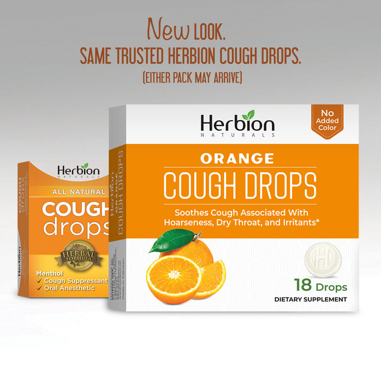 H.N COUGH DROPS ORANGE ( 1 X 18 CT   )-1