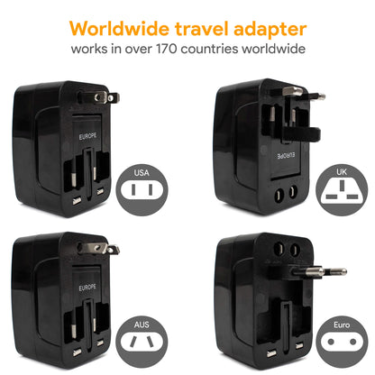 International Travel Adapter with USB Ports-2