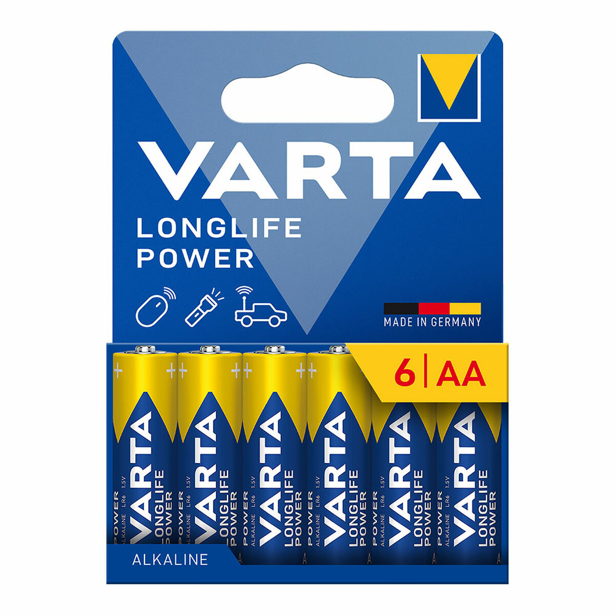 Batteries Varta longlife power aa - lr06 1,5 V AA LR06 (6 Units)-0
