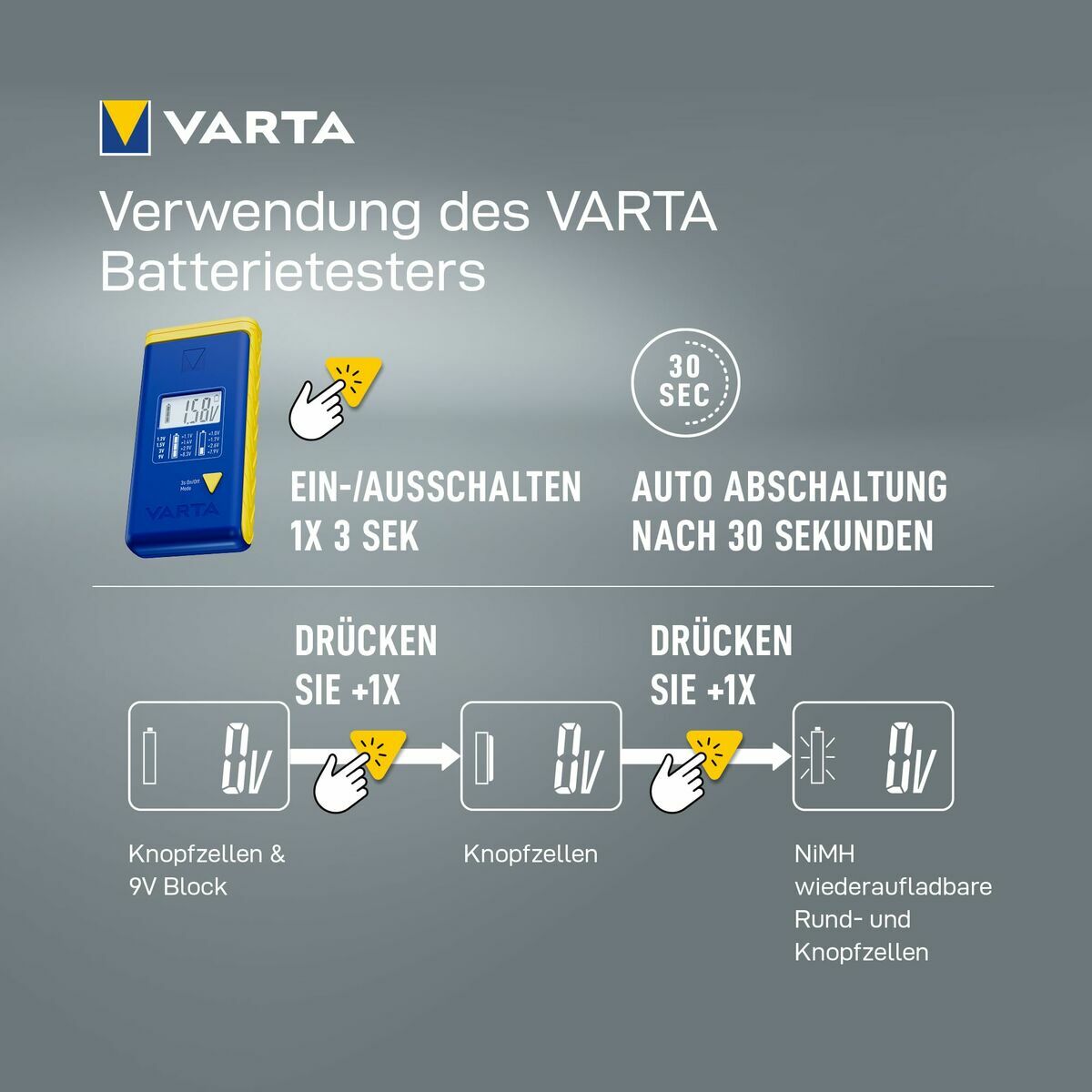 Batteries Varta LR44-12