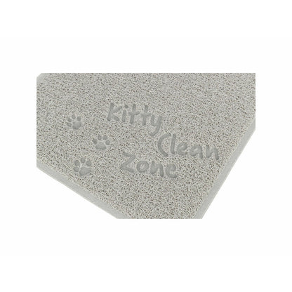 Cat Litter Tray Mat Trixie Light grey PVC 37 × 45 cm Sandpit-2
