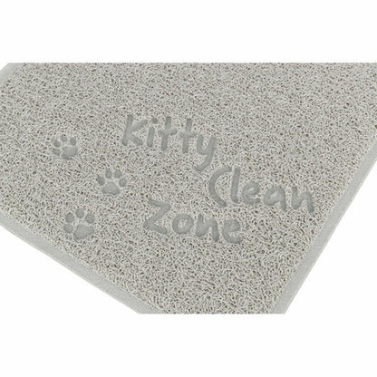 Cat Litter Tray Mat Trixie Light grey PVC 37 × 45 cm Sandpit-1