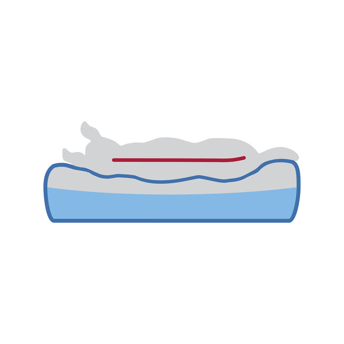 Dog Bed Trixie Vital Lennox Grey 120 x 80 cm-6