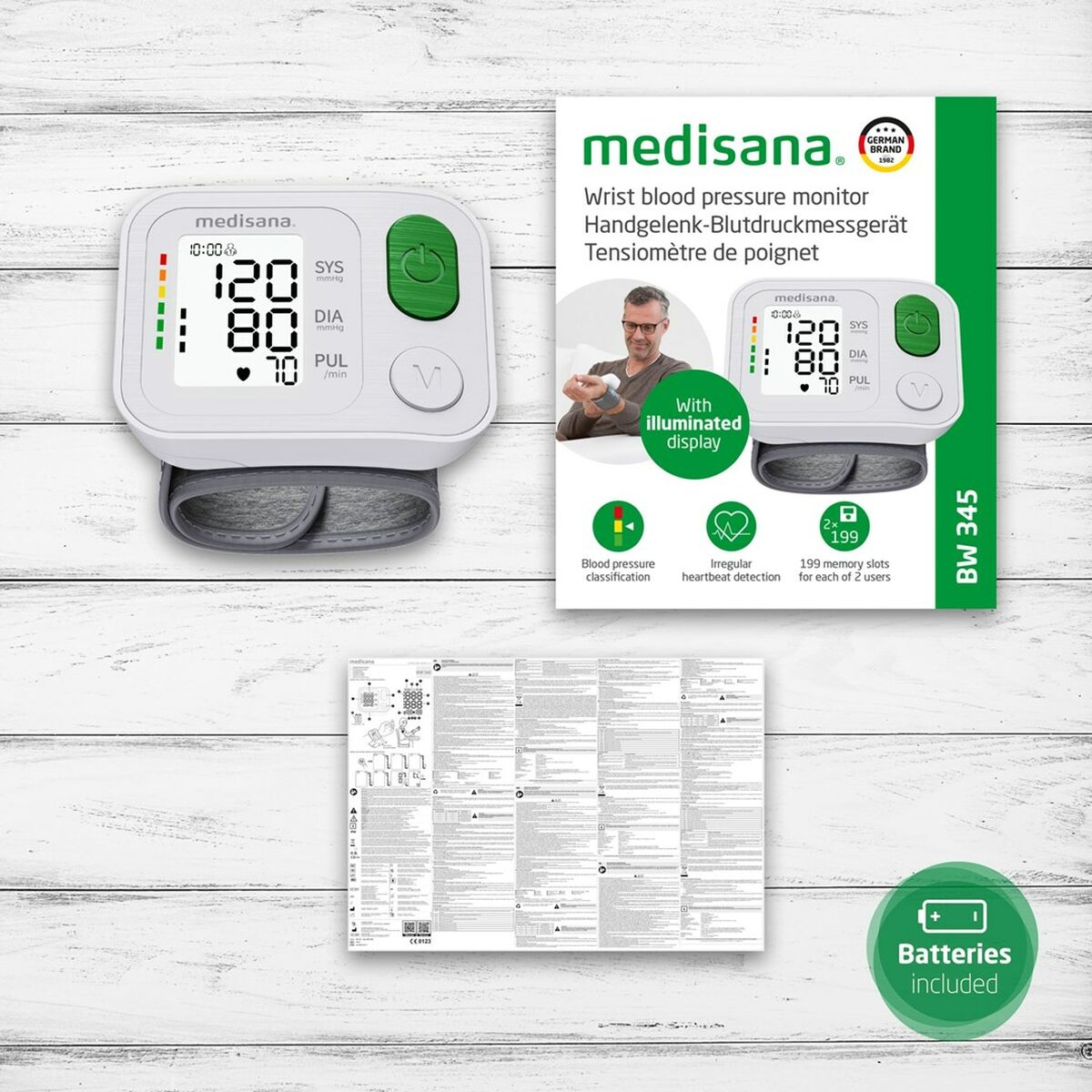 Arm Blood Pressure Monitor Medisana-1