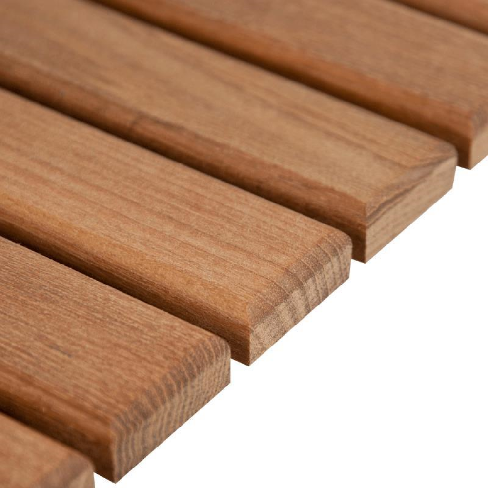20" Premium Teak Shower Bath Mat-6