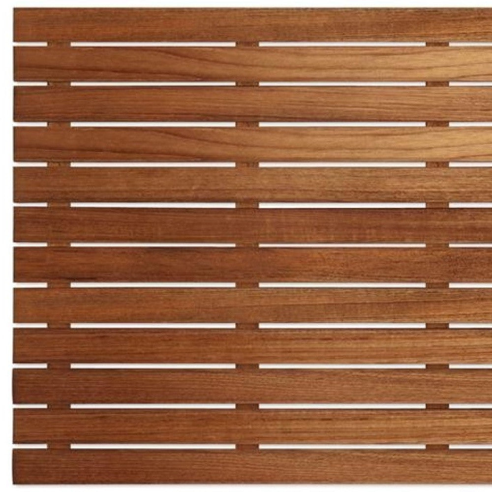 25" Premium Teak Shower Bath Mat-6