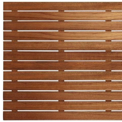 25" Premium Teak Shower Bath Mat-6