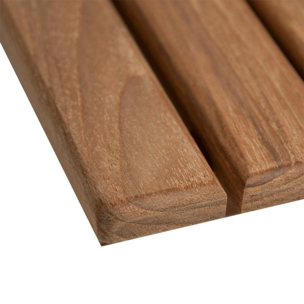 25" Premium Teak Shower Bath Mat-4