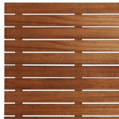 25" Premium Teak Shower Bath Mat-5