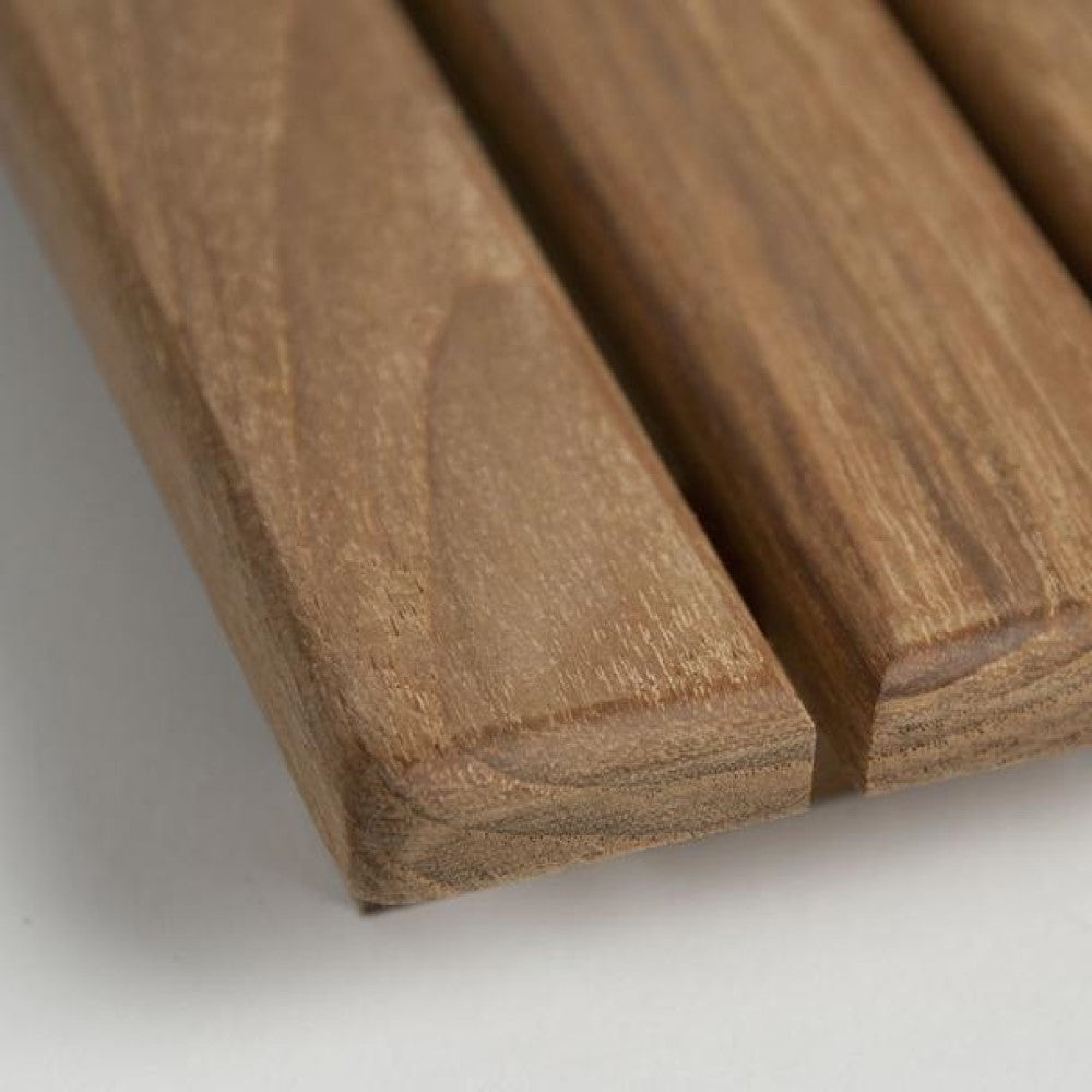 32" Premium Teak Shower Bath Mat-6