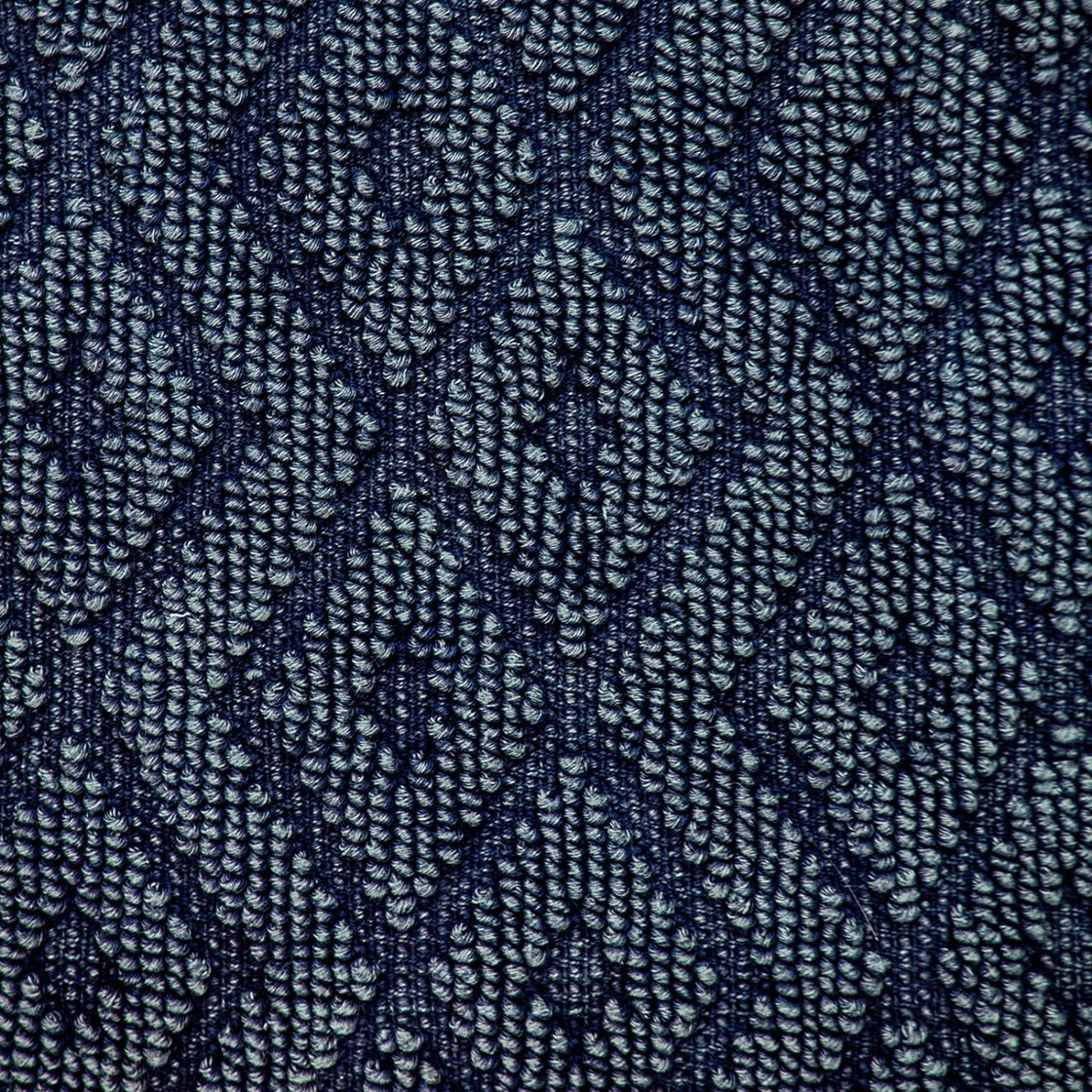 Jacquard Diamond Pattern Decorative Navy Throw Pillow-8