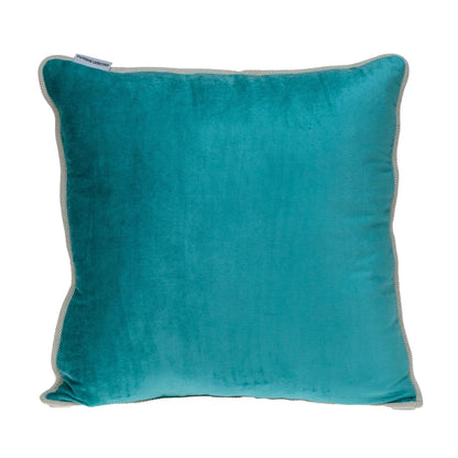20" Aqua Teal Throw Pillow-1