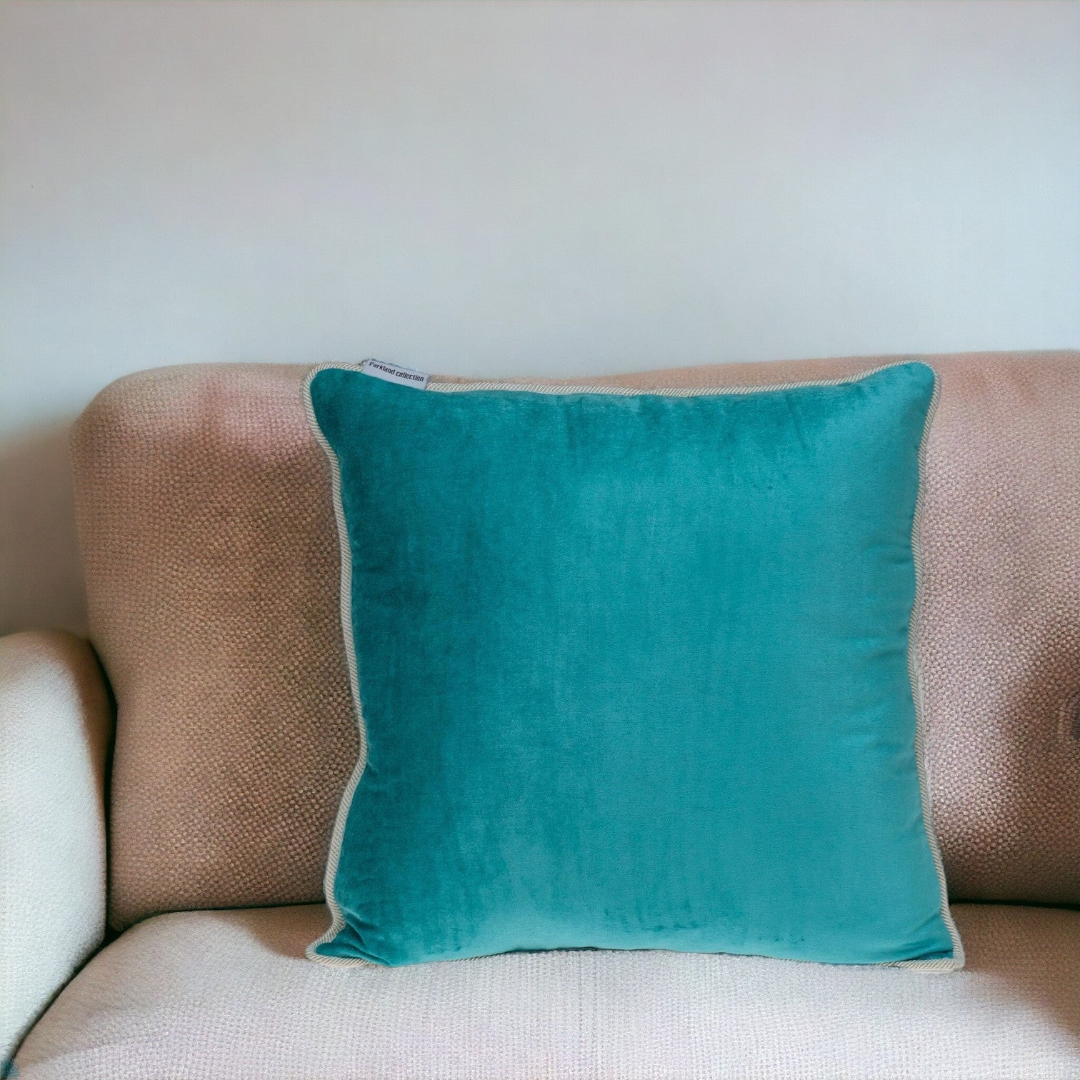 20" Aqua Teal Throw Pillow-0