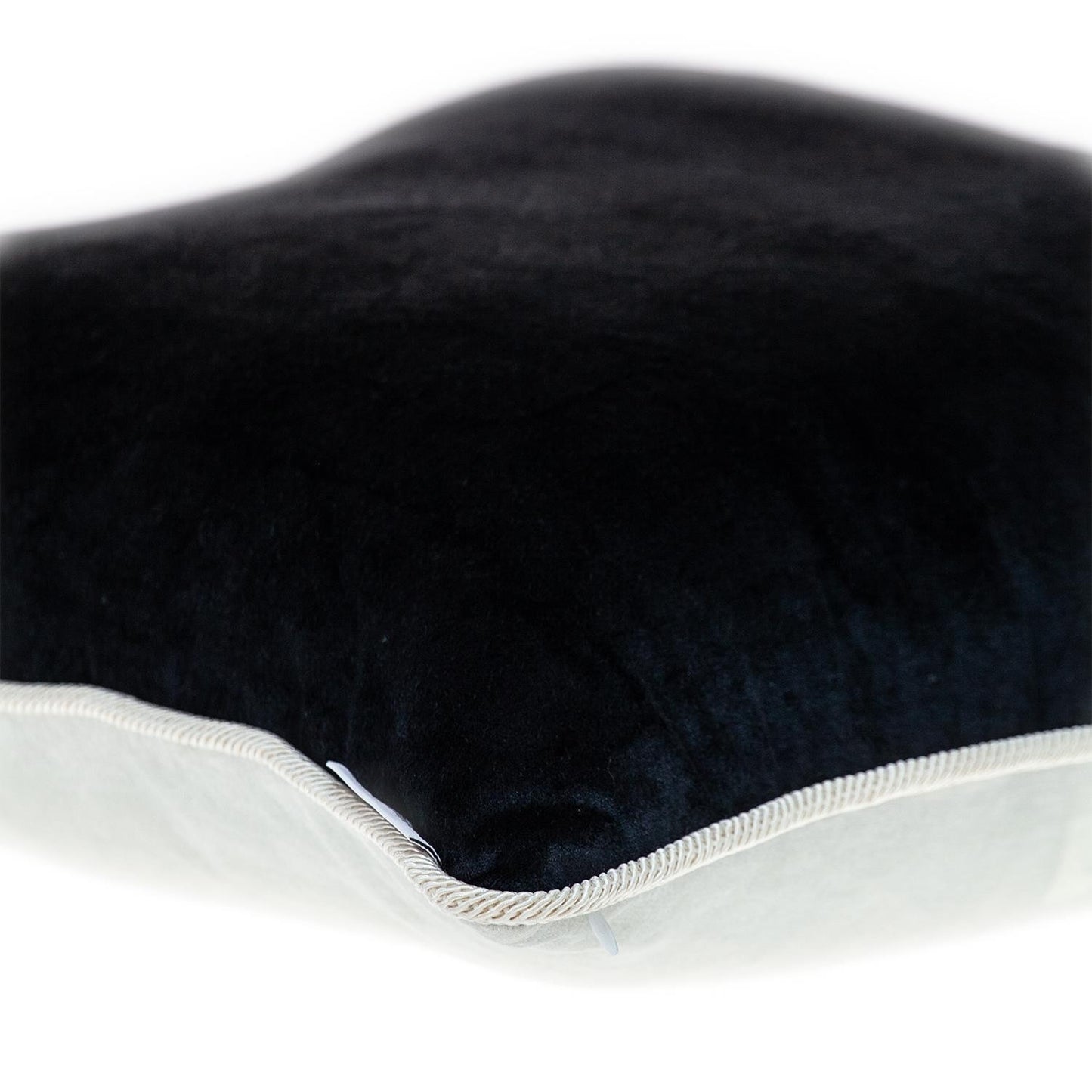 20" Black and White Throw Pillow-3