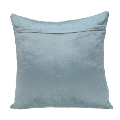 20" Gray Cotton Blend Throw Pillow-2