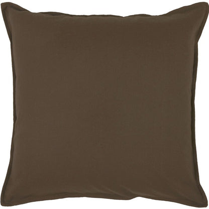 20" Brown Cotton Throw Pillow-3