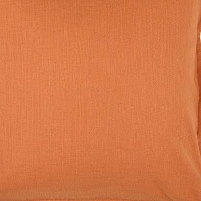 20" Orange Cotton Throw Pillow-2