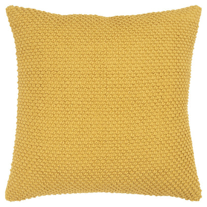 20" Gold Cotton Throw Pillow-0