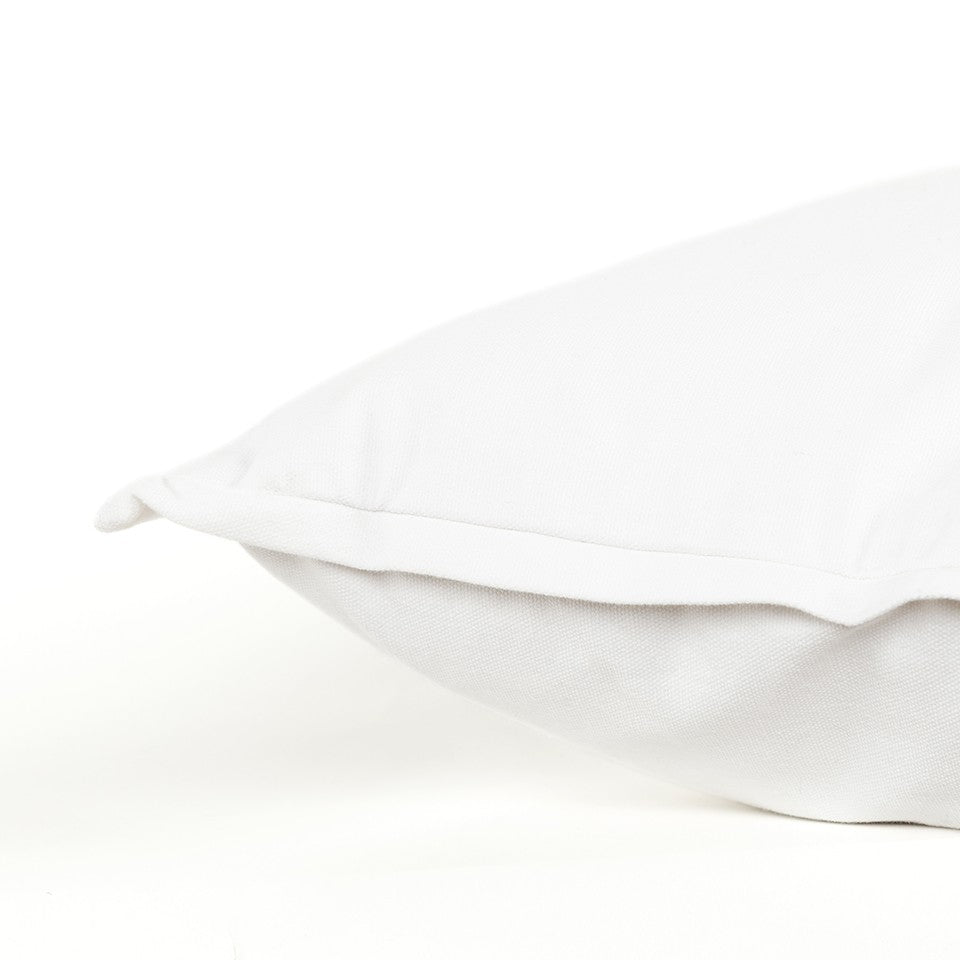 Black and White Flagship Message Throw Pillow-3