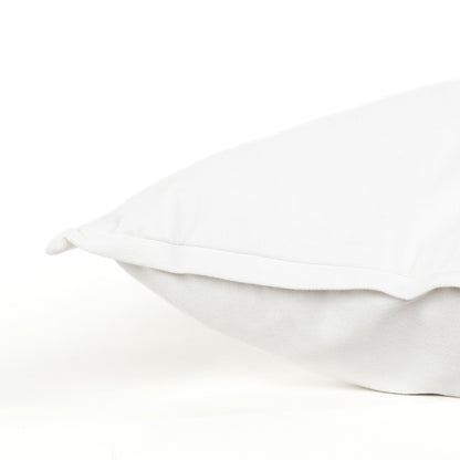 Black and White Flagship Message Throw Pillow-3