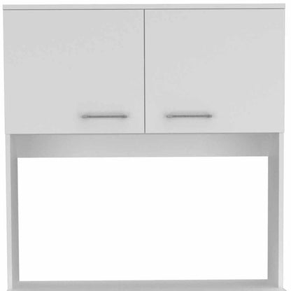 71" Modern White Pantry Cabinet with Five Shelves-4