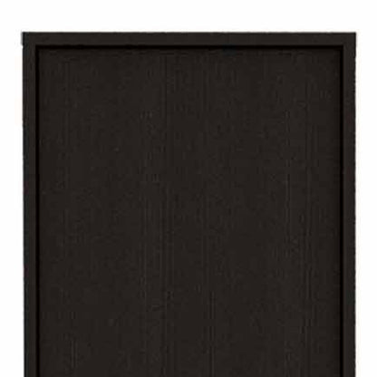 79" Modern Black Pantry Cabinet with Five Shelves-4