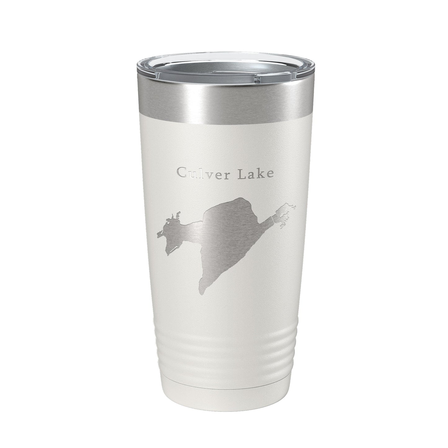 Culver Lake Map Tumbler Travel Mug Insulated Laser Engraved Coffee Cup New Jersey 20 oz-1