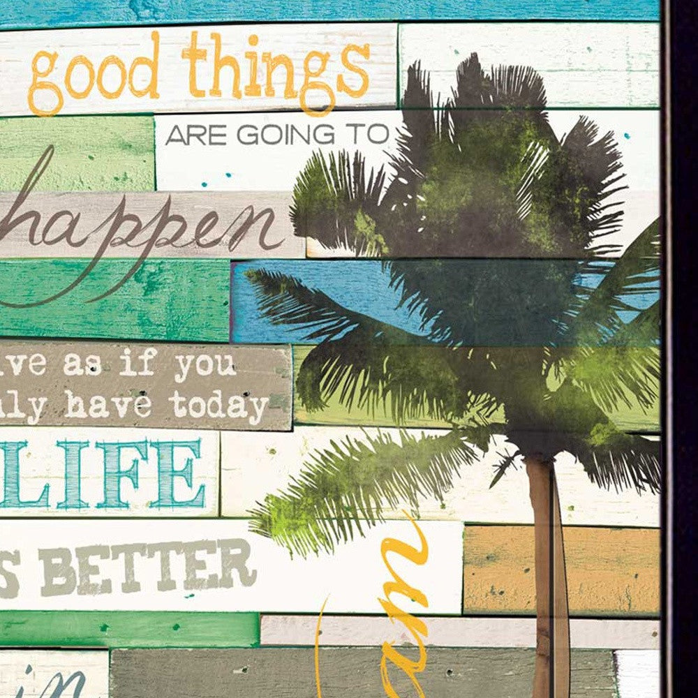 Good Things 1 Black Framed Print Wall Art-3