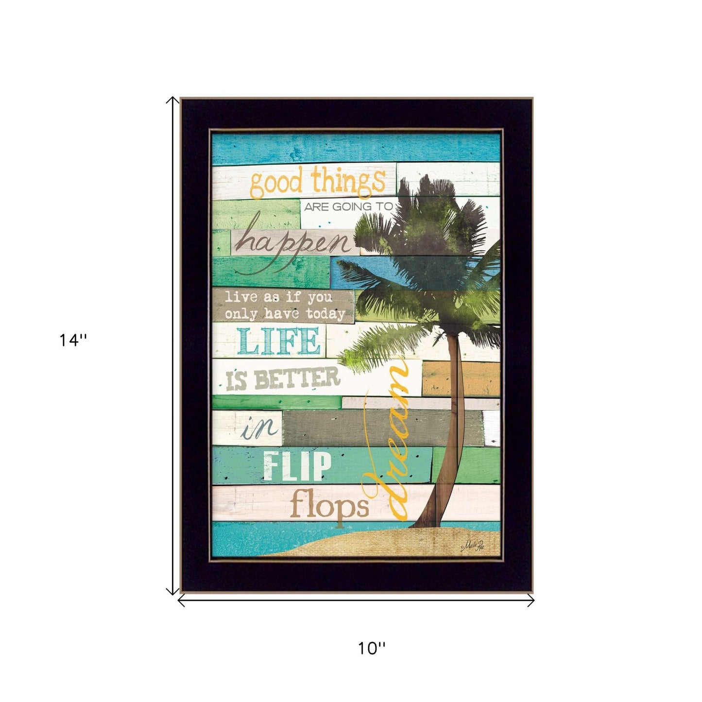 Good Things 1 Black Framed Print Wall Art-5