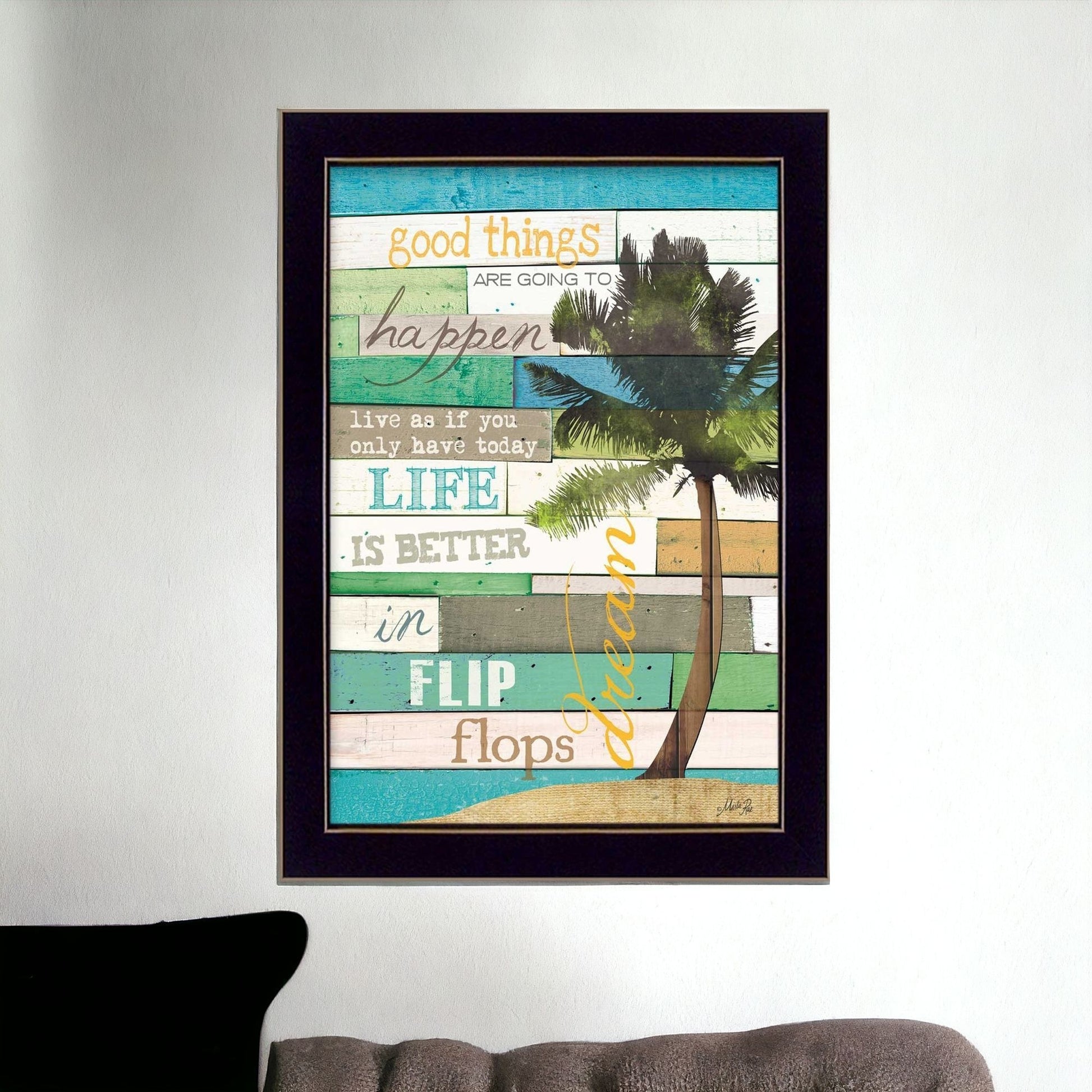 Good Things 1 Black Framed Print Wall Art-4