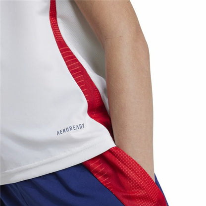 Children's Short Sleeved Football Shirt Adidas Tiro24 Blue (9-10 Years)-5